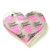 Wholesale heart shape mirror,plastic cosmetic mirror