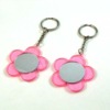Wholesale plastic cosmetic mirror,flower shape mirror