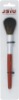 2011 red wooden professional cosmetic makeup powder brush