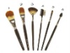 Wholesale promotional 6 pcs luxury makeup brush set