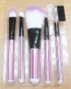 Wholesale Sweet cosmetic brush set, promotional 5pcs/set brush
