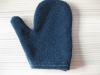 Wholesale puple cotton ficial cleaning glove