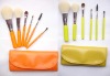 Wholesale 6pcs dazzling color cosmetic brush set