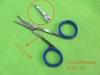 Wholesale eyebrow scissor stainless steel makeup scissor high quolity gift
