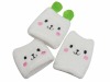 microfiber embroidered face clean mitt
