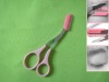 eyebrow beauty scissors with beautiful pattern