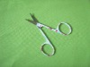 eyebrow beauty scissors with beautiful pattern