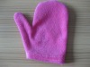 puple cotton ficial cleaning glove