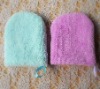 Wholesale microfiber cosmetic mitt