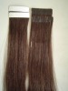 Wholesale double tape virgin remy hair extension