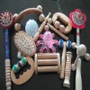 Wholesale natural wood massager foot fact body massager