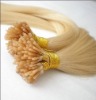 Wholesale 100% human hair extension I tip stick hair