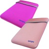 Wholesale Dark Light Pink Neoprene Netbook Sleeve Combo with nice stitching