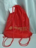 Wholesale high quality polyester drawsting backpack