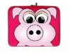 Wholesale lovely pig design neoprene laptop bag