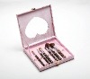 Wholesale Fashion heart shaped Cosmetic brush kits