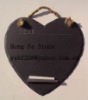 Wholesale natural slate heart shape memo board