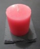 Wholesale Natural black stone candle holder
