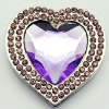 Foldable heart shape bag hanger/purse hanger