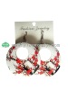 Wholesale 2011plum flower wood earring