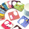 Wholesale Colorful plastic tea coaster