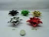 Wholesale electroplate handmade flower tealight holder