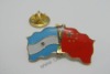 Wholesale Flag badge with epoxy dome