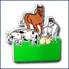 Wholesale soft rubber pvc magnet sticker