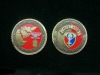 Wholesale custom souvenir metal coin/ coin badge