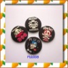 Wholesale full color printing skeleton button badge