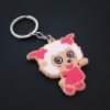 Wholesale Color Sheep Shape Soft PVC Key Chain