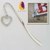 Wholesale 2011alloy heart shape bookmark