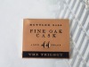 Wholesale oak cask metal tag