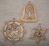 Wholesale wooden hanging ornaments