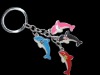 Wholesale zinc alloy jewelry letter key chain