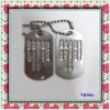 Wholesale carved steel dog tag
