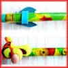 Novelty rubber kids pencil topper