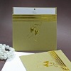 Wholesale greeting card with 2 hearts and nice rose-W054