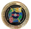 Embossed badge