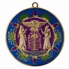 Antique brass medal
