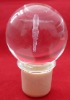 Wholesale 3D crystal wine stopper engrave