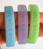 Wholesale glow in the dark silicon bracelet