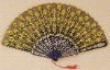 Wholesale Golden Peacock Feature Craft Fan For Promotion Gift