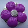 Wholesale The big purple flower purse hanger