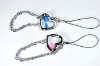 Wholesale heart shape sliver jewelry mobile chain