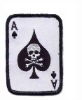 Wholesale Embroidery patches with the sylbom of poker A