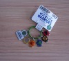 Wholesale fashion metal key chain charm , beautiful key chain, metal key ring, cute key holder