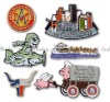 Wholesale 2011 pin badge with butterfly pin