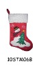 Wholesale embroidered christmas stocking 10STM06B
