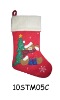 Wholesale embroidered christmas stocking 10STM05C